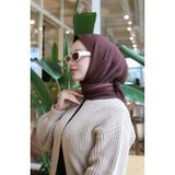 sefamerve Pilise Eşarp 70345-05 Acı Kahve