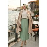 sefamerve Piliseli Etek 0027-04 Çağla Yeşili