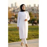 sefamerve Reglan Kol Tunik 4066-02 Beyaz