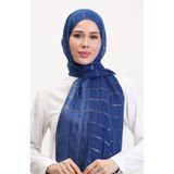 sefamerve Simli Keten Şal 2072-13 Saks