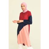 sefamerve Üç Parçalı Viskon Tunik 6447-05 Bordo