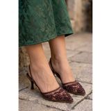 SEFAYOL Juene Kadın Topuklu Ayakkabı (KAHVERENGİ, EU Ayakkabı Beden Sistemi, Yetişkin, Sayısal, Orta, 38)