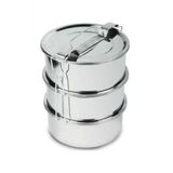 Sefer Tası 3 Lü Paslanmaz Çelik 2-3 Kişilik 15x6 Cm 2 No