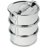 SEFER TASI 3 LÜ PASLANMAZ ÇELİK tek kişilik 12x6 cm