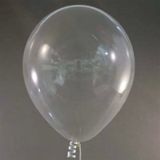 Şeffaf 10 Adet Lateks Helyum Uyumlu Balon+şeffaf Balon Doğum Gün