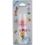 Şeffaf 150 cc Plastik Biberon, Güvenle Kullanılır, Hafif ve Dayanıklı Tasarım - Bronz