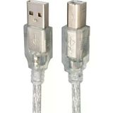 Şeffaf 7 Metre Usb 2.0 Kablosu, Yazıcılar İçin Uygun