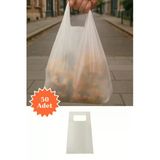 Şeffaf Atlet Poşet Market Bakkal Manav Mağaza Alışveriş Taşıma Torbası 37X63 Cm 50 Adet