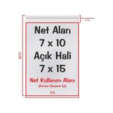 Şeffaf Bantlı Yapışkanlı Opp Jelatin Poşet 1000'li Set 7 x 10 + 5 CM