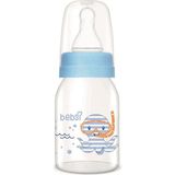 Şeffaf Cam Biberon 250 Ml, Mavi Renkli, Güvenle Kullanılır. - Ahşap - Ceviz