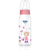 Şeffaf Cam Biberon 250 Ml, Şık ve Kullanışlı Bebek Besleme Ürünü - Ahşap