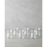 Şeffaf Cam Çay Bardağı 6'lı Set, 132 Ml, Zarif ve Dayanıklı Tasarım - Seçenek 1