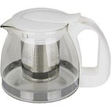 Şeffaf Cam Demlik 1250ML, Çay, Kahve ve Bitki Çayı Için Ideal - Ahşap - Bej - Siyah - Seçenek 1