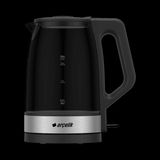 Şeffaf Cam Kettle, 2200 W, 1.7 Lt, Metalik Şık Tasarım - Altın