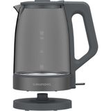 Şeffaf Cam Kettle, Işıklı, Beyaz, Pratik ve Şık Tasarım - 1BW-Beyaz