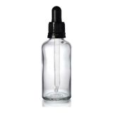 Şeffaf Cam Şişe 20 Ml Cam Damlalıklı 50 Adet