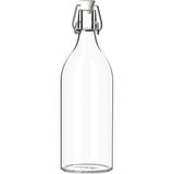 Şeffaf Cam Şişe Tıpalı Yağ Sirke Içecek Bira Su Kombucha Kefir Soda Için Sallanan Şişeler 481 ml