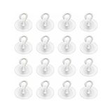Şeffaf Cam Vantuzlu Askı Seti 16’lı, 3 cm x 3 cm Kompakt Tasarım, 3 cm Çap Güçlü Vakumlu Yapışma, Delme ve Vidalama Gerektirmez, Iz Bırakmadan Sökülebilir, Banyo Mutfak Duş Camı Fayans Için Uygun - 001-Renkli