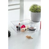 Şeffaf Çekmece Makyaj Takı Organizeri Düzenleyici 10×18×4 cm