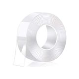 Şeffaf Çift Taraflı Bant – 3cm x 2m, Yıkanabilir, Güçlü Yapışkan, Iz Bırakmaz, Çok Amaçlı Sabitleyici Bant - Option-1 - 0 - Siyah - 1 Adet
