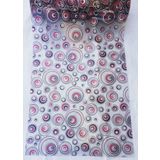 Şeffaf Desenli 80 cm X 160 cm 1.7 mm Kalın Pvc Kaymaz Masa Örtüsü