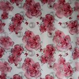 ŞEFFAF DESENLİ MASA ÖRTÜSÜ 1,7 mm 80 cmx 100 cm Pvc Kaymaz Masa Örtüsü pembe-beyaz 80 x 120