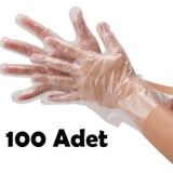 Şeffaf Eldiven / Poşet Eldiven 100 Adet
