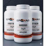 Şeffaf Epoksi Reçine 6.00 kg | 2:1 Profesyonel Set | Uv Dayanımlı Sararmaz | Masa Zemin Kaplama Için - Çok Renkli - Standart