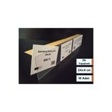 Şeffaf Etiket 10 Adet Yapışkanlı Etiketlik Profil 24x4 cm Raf Önü Etiketlik Profili Ürün İsim Fiyat Etiketlik