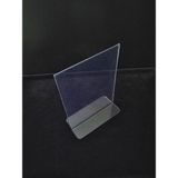 Şeffaf Etiket 5 Adet Pvc A6 Etiketlik Menülük Broşürlük 10X15 cm Halı Mobilya Ürün Etiketliği A6 Masaüstü Föylük - Dikey Çift Yönlü