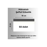 Şeffaf Etiket 50 Ad Pvc Magnet Etiketlik Mıknatıslı 10x6 Cm Raf Etiket Cebi Şeffaf Ürün Etiketliği İsimlik