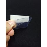 Şeffaf Etiket 50 Adet Pvc Etiketlik 6 x 4 cm Yapışkanlı Şeffaf Etiketlik Raf Vitrin Ürün Etiketlik Cep