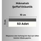 Şeffaf Etiket 50 Adet Pvc Magnet Etiketlik 10x3 cm Mıknatıslı Raf Etiket Cebi Şeffaf Ürün Etiketliği Isimlik Mıknatıslı Etiketlik Cep