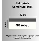 Şeffaf Etiket 50 Adet Pvc Magnet Etiketlik 10x4 cm Mıknatıslı Raf Etiket Cebi Şeffaf Ürün Etiketliği Isimlik Mıknatıslı Etiketlik Cep