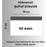 Şeffaf Etiket 50 Adet Pvc Magnet Etiketlik 10x6 cm Mıknatıslı Raf Etiket Cebi Şeffaf Ürün Etiketliği Isimlik Mıknatıslı Etiketlik Cep