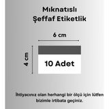 Şeffaf Etiket Pvc Etiketlik Isimlik Mıknatıslı Magnet Etiketlik Metal Raflar Depo Rafları Için Mıknatıs Etiketlik Etiket Koruyucu Cep - 10 Adet - 6x4 cm