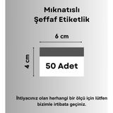 Şeffaf Etiket Pvc Etiketlik Isimlik Mıknatıslı Magnet Etiketlik Metal Raflar Depo Rafları Için Mıknatıs Etiketlik Etiket Koruyucu Cep - 50 Adet - 6x4 cm