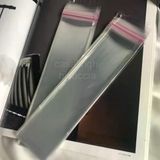 Şeffaf Jelatin Poşet 5x20 cm (Kapak payı dahil ölçü) Kendinden Yapışkanlı Bantlı OPP Torba Paketleme - 50 Adet