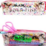 Şeffaf Kalem Kutusu Blackpink Born Pink Desenli Şeffaf Kalemlik
