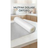 Şeffaf Kaydırmaz Dolap İçi Raf Örtüsü 45X300 Cm Pvc Malzeme