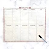 Şeffaf Kendiliğinden Yapışkanlı Kalemli Haftalık Planlayıcı 40Cm-50Cm (5433)