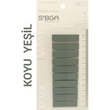 Şeffaf Koyu Yeşil Postit Post-It Post It. Kitap Ayracı Ayraç Postit Sticker Not Kağıdı 200 Yaprak