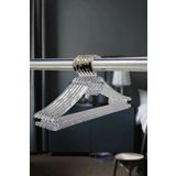 Seffaf Kristal Aski 12 Adet Cocuk Elbise Askisi Bebek Askisi Kalp Aski Genislik 27Cm