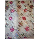ŞEFFAF MASA ÖRTÜSÜ 1,4 mm 80 cm x 200 Kalın DESENLİ Pvc Kaymaz Masa Örtüsü Koruyucu PEMBE ÇİÇEK İKİYÜZ