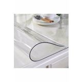 ŞEFFAF MASA ÖRTÜSÜ 1,7 mm 80 cm x 180 cm Kalın Pvc Kaymaz Masa Örtüsü Koruyucu 80 CM X 180 CM