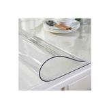 ŞEFFAF MASA ÖRTÜSÜ 90cm X 120cm 1.4mm KALIN PVC MASA ÖRTÜSÜ KORUYUCU