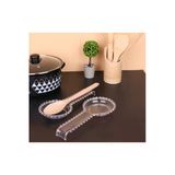 Şeffaf Plastik Boncuklu Kelepçe Kaşık Çırpıcı Altlığı 28 Cm Royaleks