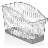 Şeffaf Plastik Organizer Buzdolabı Düzenleyici 2 Renkli Dolap Kiler Rafı - 0 - 1 lt