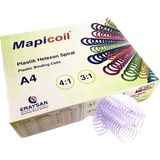 Şeffaf Plastik Spiral 22MM 50 Adet, Dayanıklı ve Çok Amaçlı Kullanım Için Uygun - Seçenek 1 - Ahşap - Bej - Siyah