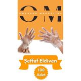 Şeffaf Poşet Eldiven 100'Lü 2* Paket (200 Adet) *Tek Kullanımlık